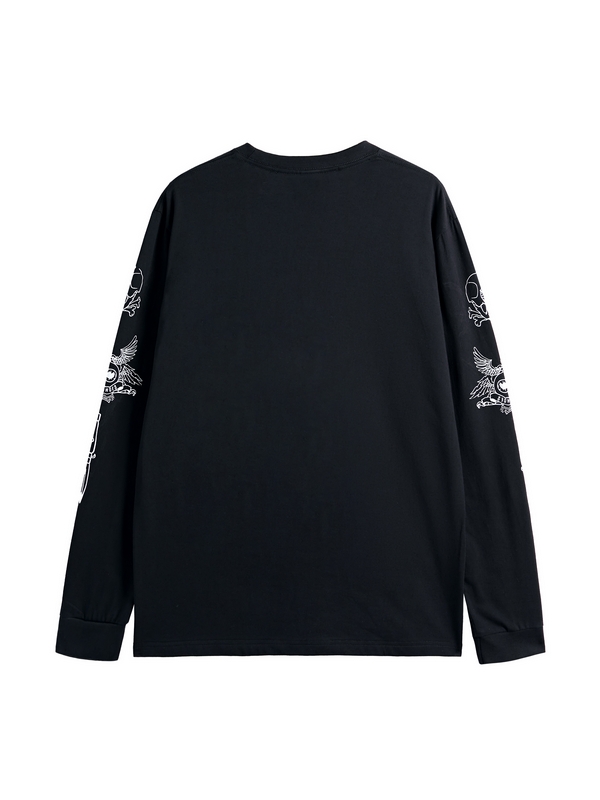 Men's Street Print Long Sleeve Tee-1