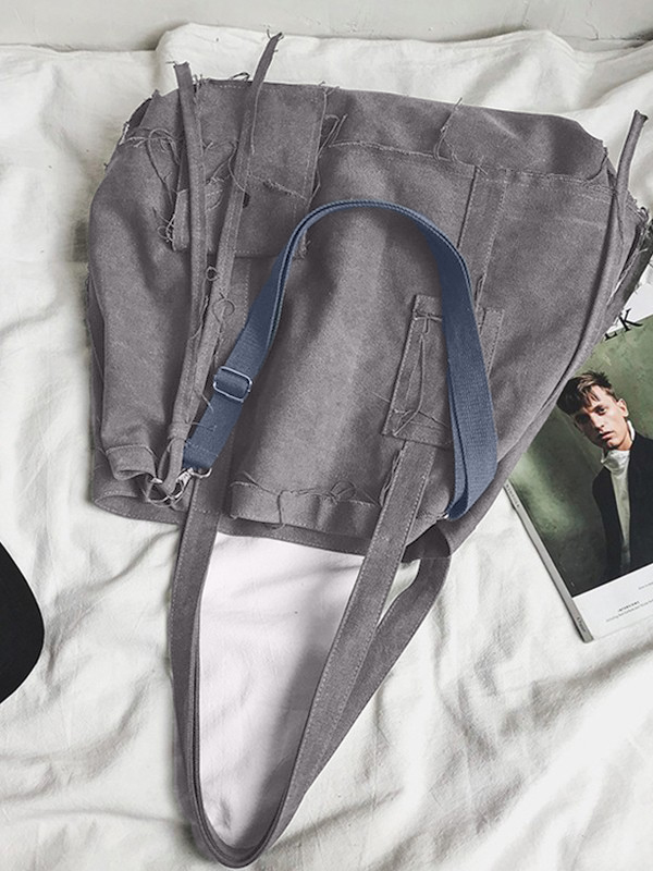 Raw Edge Large Crossbody Bag-8