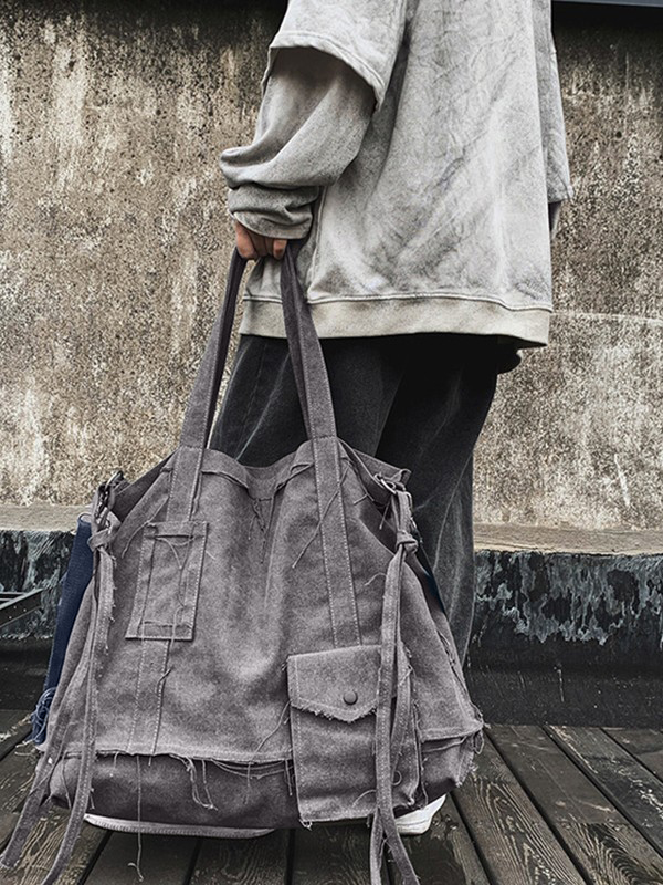 Raw Edge Large Crossbody Bag-3