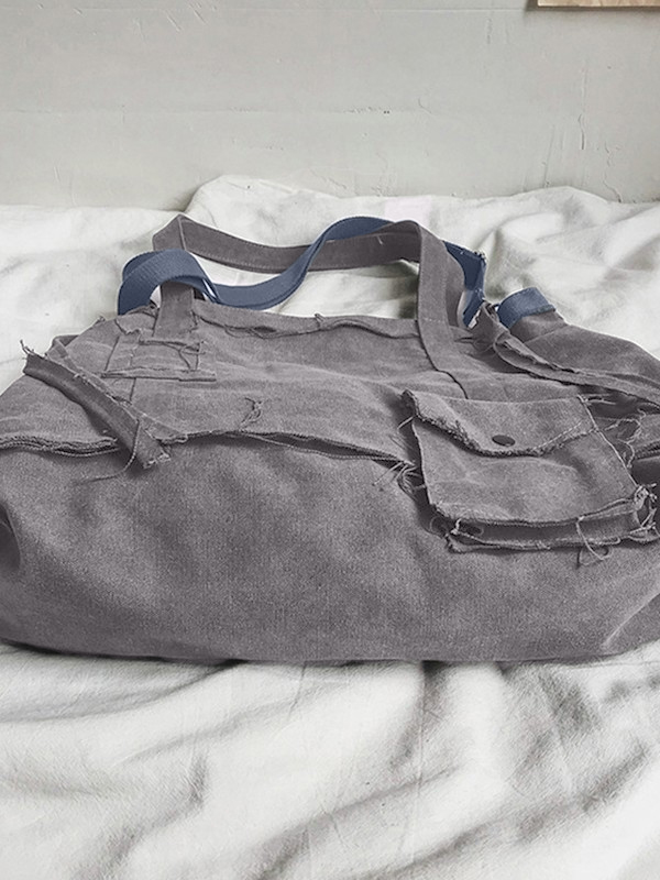 Raw Edge Large Crossbody Bag-6