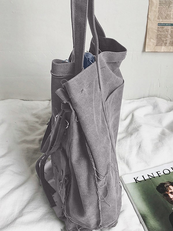 Raw Edge Large Crossbody Bag-7